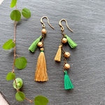 tassel ピアス✳︎GR
