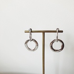 onduler 02 イヤリング  ピアス  ノンホールピアス ハンドメイド アクセサリー ファッション  handmade simple シンプル  ナチュラル シルバー プチプラ