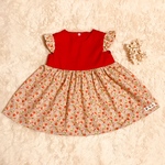 苺  90 肩フリルワンピース🍓ハッピー