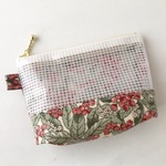 ＊SALE＊マチ付きポーチ（12）木の実  赤
