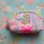 hana*ハンドメイド★レトロアニマルのミニミニポーチ♪バニー
