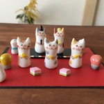 おひにゃさま5人セット(ＳＳ) ☆おひなさま
