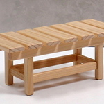 ミニチュア家具　桧(ヒノキ)縁台A