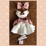 20センチサイズ「dear doll」センターリボン