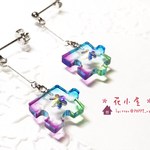夏色パズルピース　ピアス/イヤリング