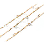 CHN-011-G【1m】ネックレスチェーン,235sf, Chain with Cubics