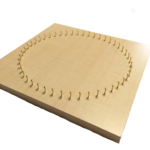 糸かけ曼荼羅用48ピン板 ２０cm角板