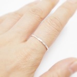 【送料無料！】16号-27号／HMS(Hammered Silver ring)