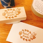 消しゴムはんこ  ハンドメイド うさぎ