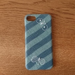 *受注製作*ミナペルホネン*choucho*ブルーmix*mina perhonen*iPhoneケース*iPhoneカバー*スマホケース*スマホカバー