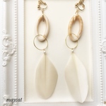 Acryl hoop & feather