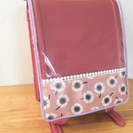 新柄入荷＊再販【受注製作】女の子向け♡切替柄と縁取りが選べる＊透明ランドセルカバー