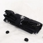 ツートンうさぎのエコバッグ(ブラック、Ａ４サイズ対応)
