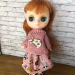 ミディブライス★ピンク猫ちゃんセット★くま太郎 ブライス