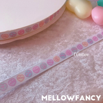 【パステルハート】グログランリボン　10mm×3m