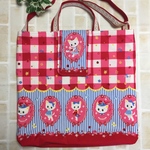 lifee様専用♡プリティキャット♪月曜バッグセット♪ネコ　チェック