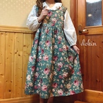 ロココ調薔薇のジャンパースカート