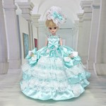 リカちゃん お姫様ドレス 一点物☆ミント