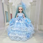 リカちゃん お姫様ドレス 一点物☆ブルー