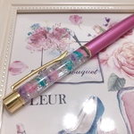 パープル♡ハーバリウムボールペン♡ プレゼントギフトにも♡