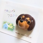 ③ダックスマグネット(チョコ)