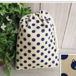巾着袋(24cm×18cm)＊給食袋＊入園入学/通園通学【155-A】