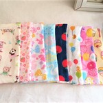 *プリンセスの小さなポッケに*ガーゼハンカチ4set*いちご🍓ちょうちょ*バレエリーナ*りんご*スィーツ