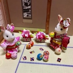 新作2個選べる花手毬セット☆どんなミニチュアにも☆   