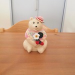 しろくま貯金箱用着せ替え 苺のお洋服セット
