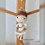 バレエ オーロラ姫 編みぐるみバレリーナマスコット