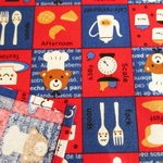 ランチョンマット(32cm×42cm)＊給食ナフキン＊入園入学/通園通学【166-B】