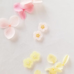 桜と黄梅のイヤリング・ピアス