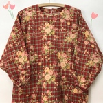 【SALE‼️】花柄 あったか ゆったり 割烹着
