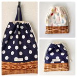 ◆cさまご予約品◆みずたま&しずくなバスケット