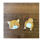 柴犬／柴ケツ  ブローチ