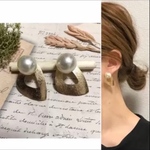 大人気♡ゴールド大ぶりパールピアス