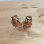 オビツ11 サイズ  編み上げブーツ   キャメル