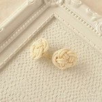 正絹の組紐のピアス