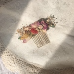 dry flower hair accessory