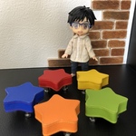 スツール【星型  黄色】  オビツ11サイズ