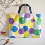 【1点のみ】レッスンバッグ＜水彩水玉＞_#303_bag_watercolor dot