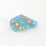 ibitsuな六角形のヘアクリップ - 水族館 - 