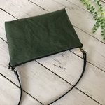  ＋ 軽くて身軽なシンプルポシェット＋ カーキ カッチリタイプ