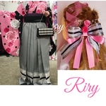 risakothesun様専用です。卒業式髪飾り　リボン　バラ