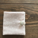 【再販♪】ボックスティッシュ携帯ケース  箱ティッシュ持ち歩きケース＊ドットミルティーユ グレイッシュピンク /ボックスティッシュケース 携帯