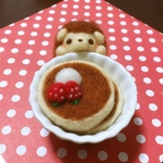 【m〜様 オーダー品】ハリネズミさんのパンケーキピンクッション