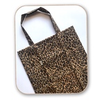 🐆ナイロンショッピングバッグ（エコバッグ）🐆レオパード🐆　M