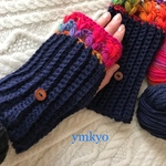 ハンドウォーマーwool100%パピーMULTICO