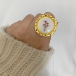 押し花風 リング5