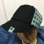 1点もの！ゆるっとキャップ ウール混 ミント